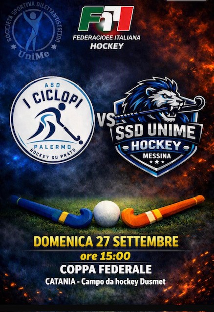 Hockey – Il team Hockey della SSD UniMe pronto all’esordio stagionale: domenica al Dusmet la sfida contro i Ciclopi Palermo